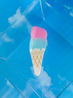 Hair Clip - Ice Cream Cone 🍦