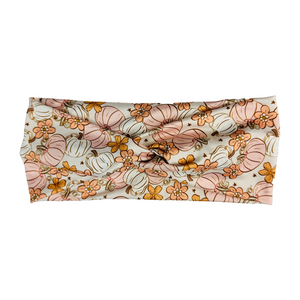 Twist Headband - Pinky Pumpkin