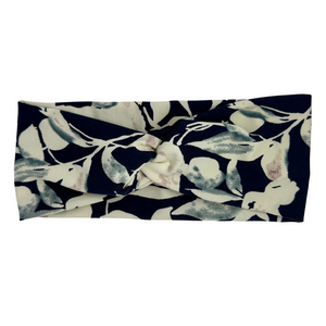 Twist Headband - Navy Floral