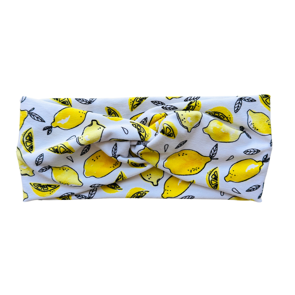 
            
                Load image into Gallery viewer, Twist Headband - Lemons
            
        