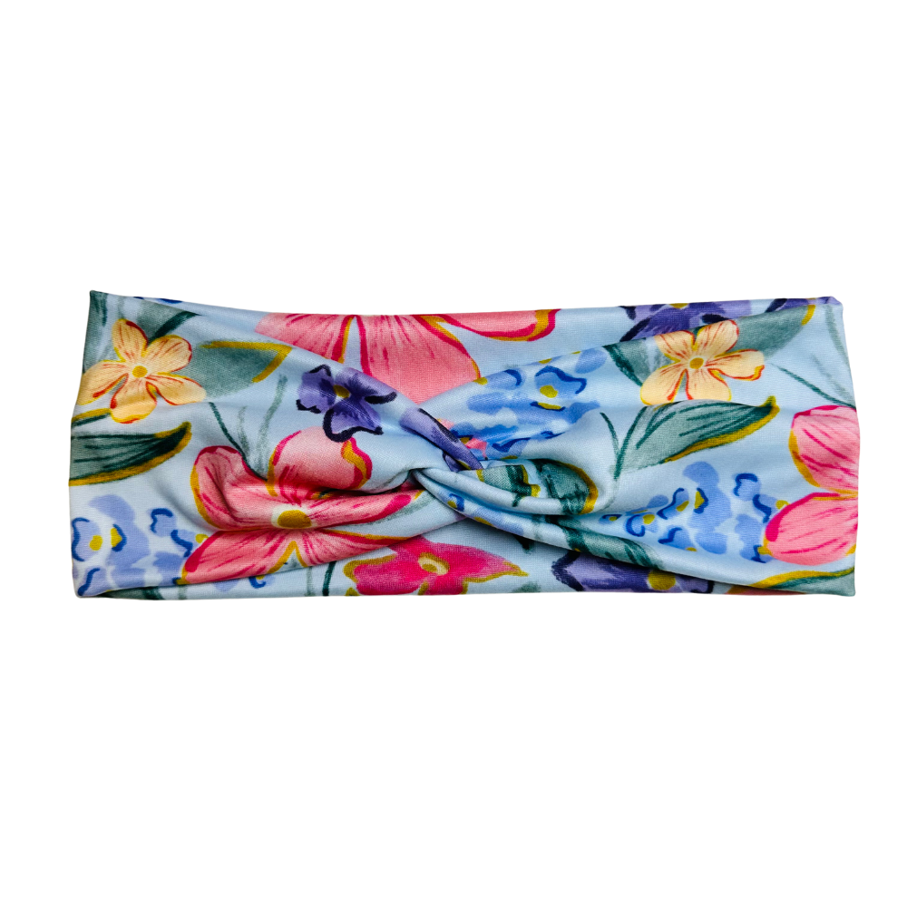 Twist Headband - Garden Sky