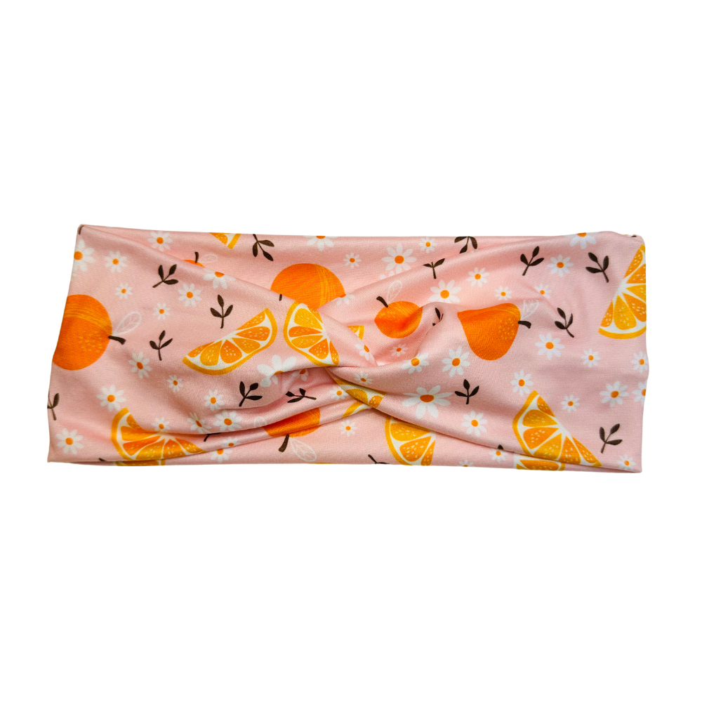 Twist Headband - Orange Slices