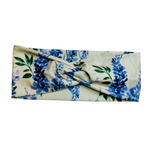 Twist Headband - Delphinium Blue Floral