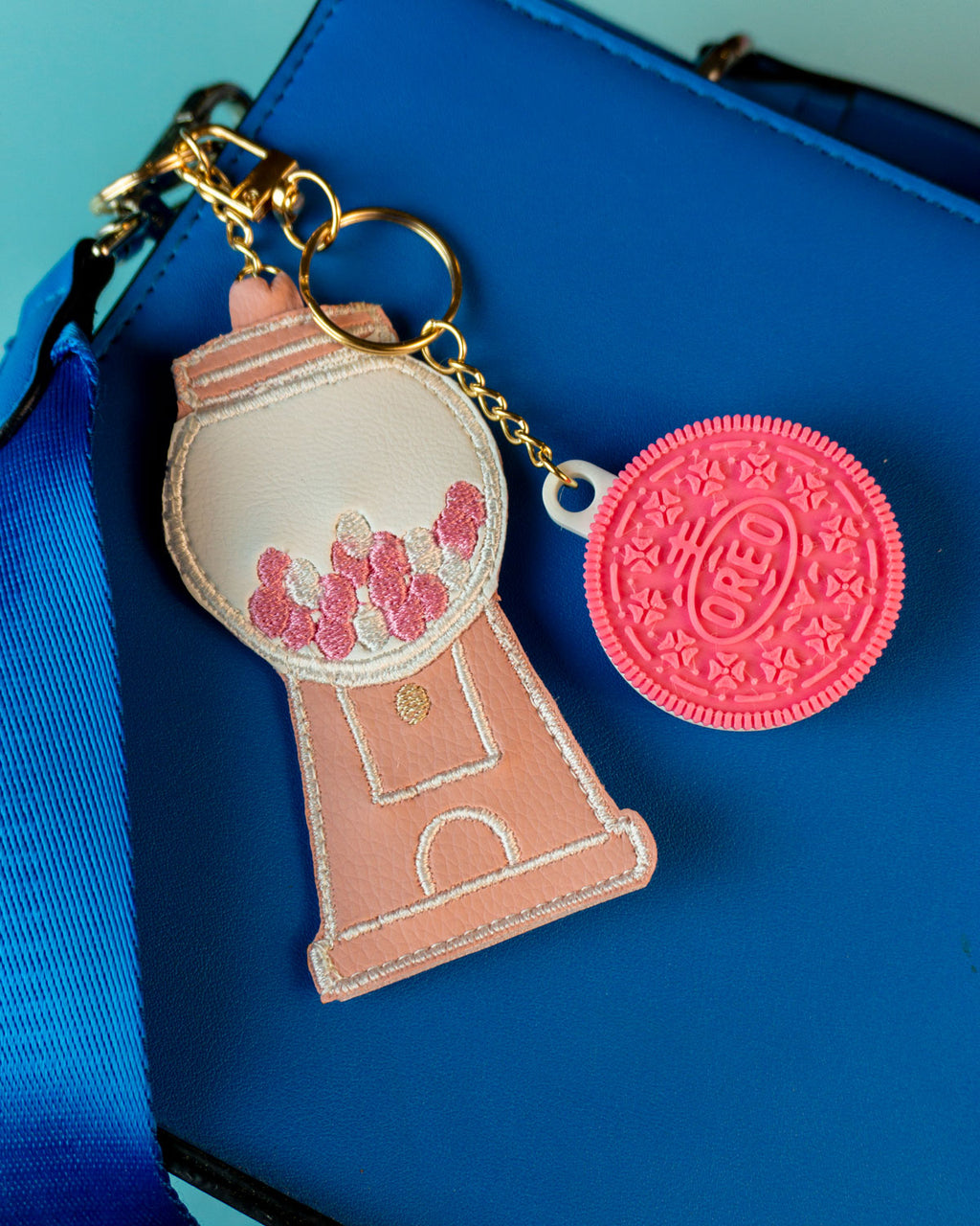 Pink Oreo Keychain Charm – Junque Food