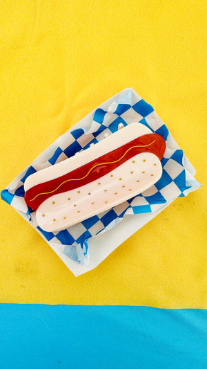 Hair Clip - Hot Dog