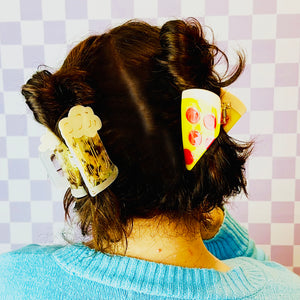 Hair Clip Combo #2 - Pizza & Beer 🍕🍺