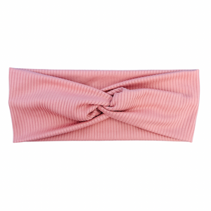 Twist Headband - Rose Rib