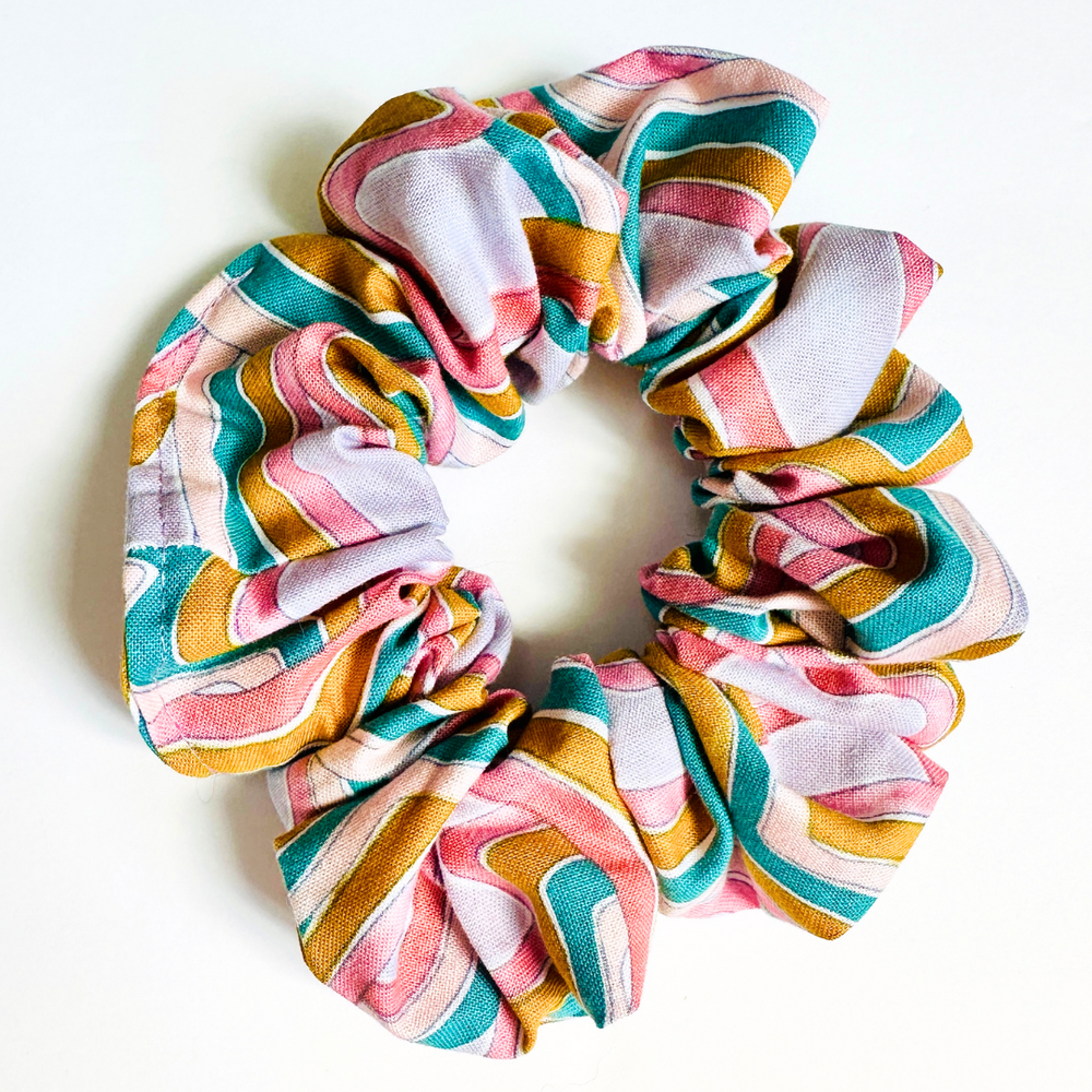 Scrunchie - Retro Lines
