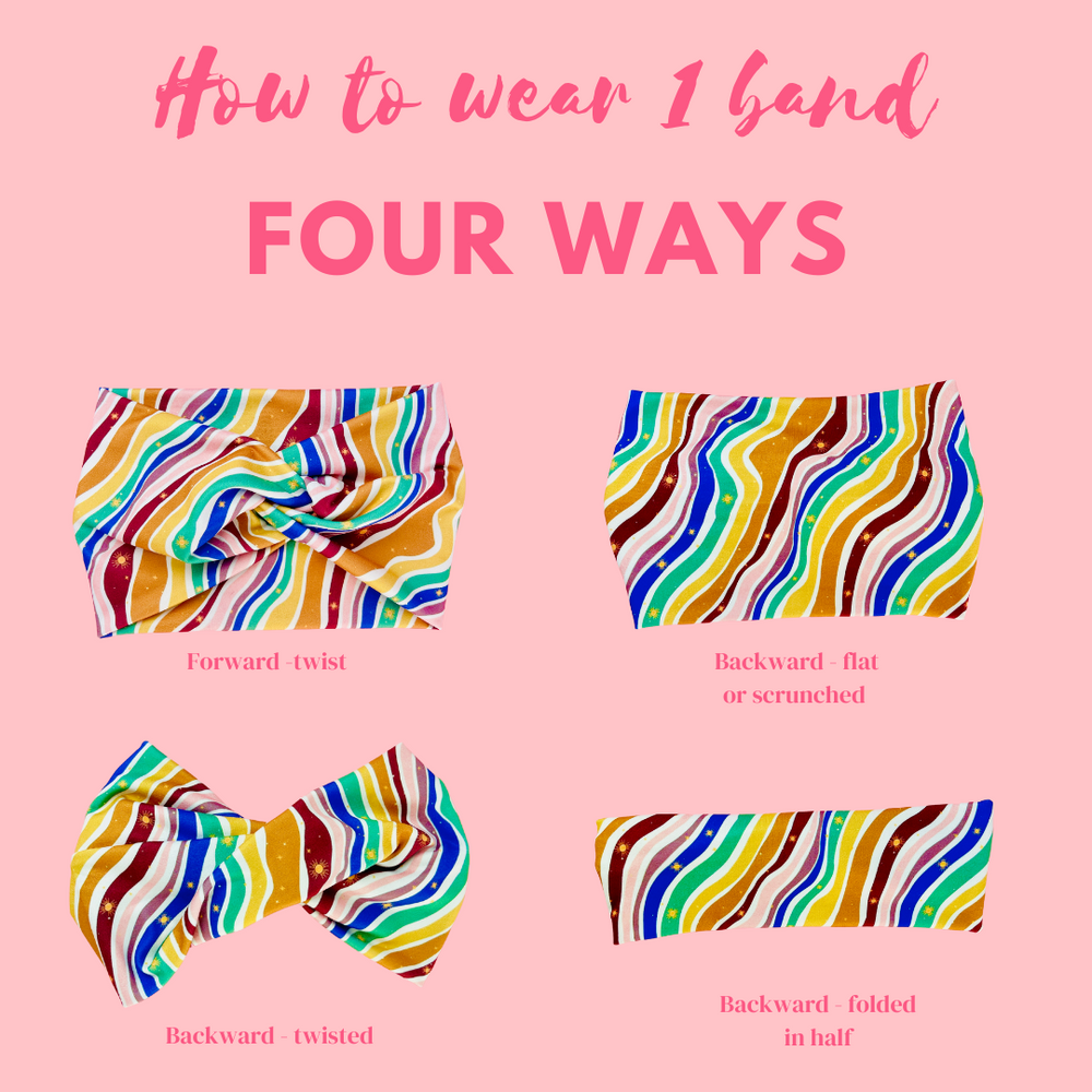 ways to wear a cute headband